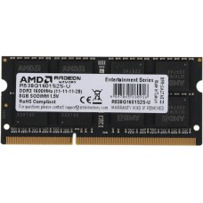 AMD Память DDR3 8Gb 1600MHz R538G1601S2S-U RTL PC3-12800 CL11 SO-DIMM 204-pin 1.5В dual rank Ret