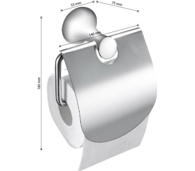 Аксессуары для ванной комнаты и туалета MAGNUS 85003 Держатель т/бум с экраном