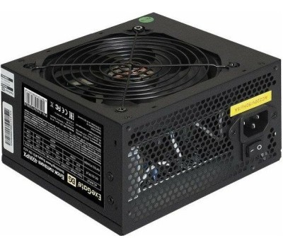 Блок питания EXEGATE 450W 450NPX, ATX, PC, black, 12cm fan, 24+4p, 6/8p PCI-E, 3*SATA, 2*IDE, FDD (EX224733RUS)