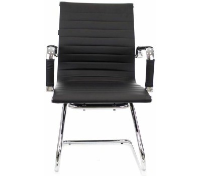 Кресло посетителя EVERPROF Leo CF экокожа черный