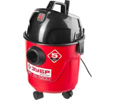 Строительный пылесос ЗУБР ПУ-15-1200 М1 1200Вт