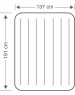 Матрас надувной INTEX Матрас надувн.с подгол. PILLOW REST CLASSIC AIRBED 137x191x25см .Новинка (в коробке) Арт. 64142
