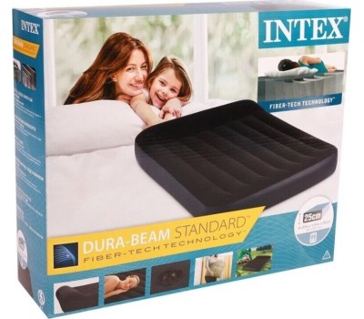 Матрас надувной INTEX Матрас надувн.с подгол. PILLOW REST CLASSIC AIRBED 137x191x25см .Новинка (в коробке) Арт. 64142