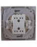 выключатель SMARTBUY (SBE-01b-10-SW1-1-c) Венера, 1-клавишный,черный