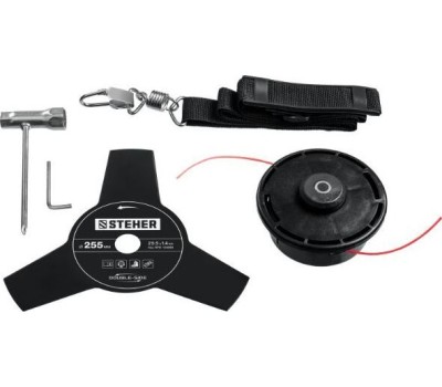 Коса сетевая STEHER SEB-42-1700 1700 Вт коса сетевая с рем. редуктором, ш/с 42/25 см