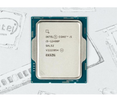 INTEL CPU Core i5-12400F Alder Lake OEM {2.5 ГГц/ 4.4 ГГц в режиме Turbo, 18MB, LGA1700}