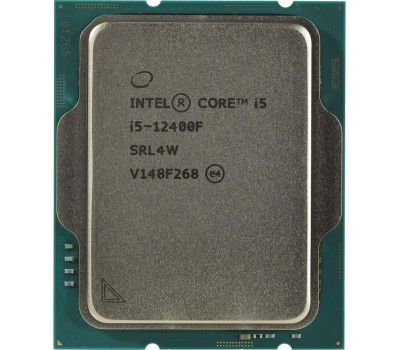 INTEL CPU Core i5-12400F Alder Lake OEM {2.5 ГГц/ 4.4 ГГц в режиме Turbo, 18MB, LGA1700}