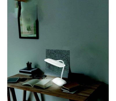 Светильник настольный REXANT (75-0222) белый Светильник настольный Baoli, USB-зарядка устройств, вращение 360°