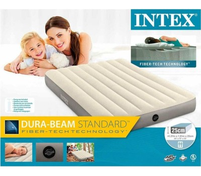 Матрас надувной INTEX Матрас надувной 137x191x25см INTEX. (в коробке) Арт. 64102