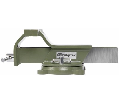 Тиски СИБРТЕХ слесарные, 150 мм, стальные, поворотные//