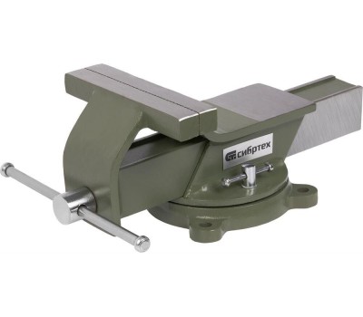 Тиски СИБРТЕХ слесарные, 150 мм, стальные, поворотные//