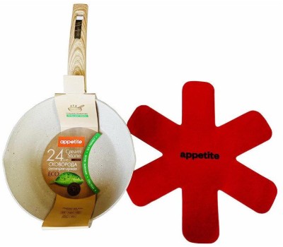 Сковорода APPETITE CR2241 Cream Stone а/пр глубокая 24см