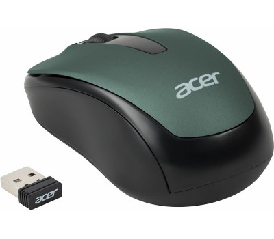 ACER Мышь OMR135, оптическая, беспроводная, USB, зеленый zl.mceee.01i