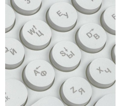 OKLICK Клавиатура Оклик 420MRL белый USB slim Multimedia LED