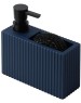 Диспенсер для мыла с карманом под губку ЕГ (576) Диспенсер для мыла с карманом под губку синий