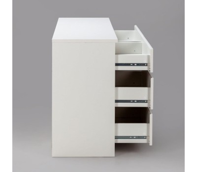 Корпусная мебель ГУД ЛАКК 2.03.02.080.1 КАСТОР комод 6 ящиков RU белый (2 пак.)