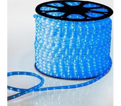 Лента светодиодная NEON-NIGHT Дюралайт LED двухжильный 230В 13мм 36 LED/м СИНИЙ эффект мерцания модуль 1м бухта 100м