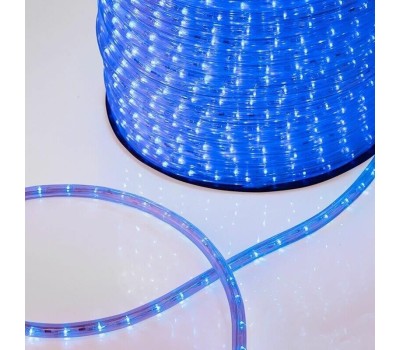 Лента светодиодная NEON-NIGHT Дюралайт LED двухжильный 230В 13мм 36 LED/м СИНИЙ эффект мерцания модуль 1м бухта 100м