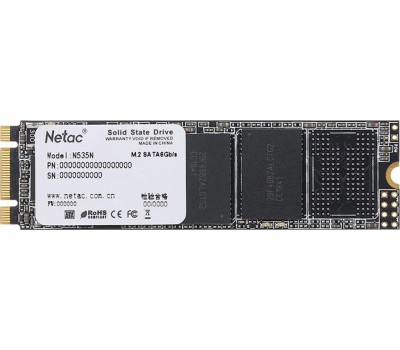 Накопитель SSD NETAC SSD накопитель N535N NT01N535N-002T-N8X 2ТБ, M.2 2280, SATA III, M.2