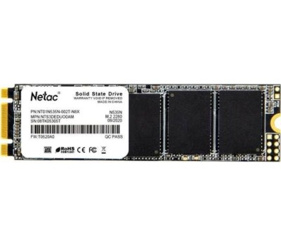 Накопитель SSD NETAC SSD накопитель N535N NT01N535N-002T-N8X 2ТБ, M.2 2280, SATA III, M.2