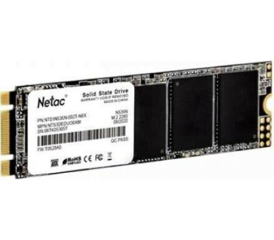 Накопитель SSD NETAC SSD накопитель N535N NT01N535N-002T-N8X 2ТБ, M.2 2280, SATA III, M.2