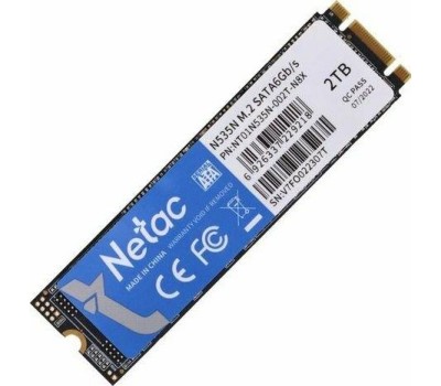 Накопитель SSD NETAC SSD накопитель N535N NT01N535N-002T-N8X 2ТБ, M.2 2280, SATA III, M.2