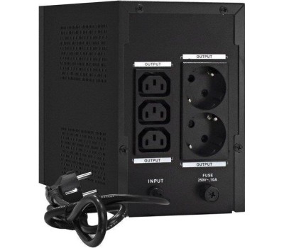 ИБП Exegate EX292799RUS ИБП ExeGate SpecialPro Smart LLB-1500.LCD.AVR.2SH.3C13 <1500VA/950W, LCD, AVR, 2*Schuko+3*C13, съемн.кабель, металлический корпус, Black>