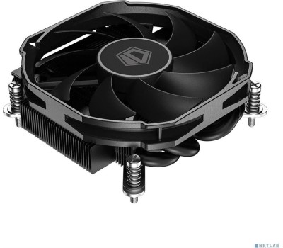 ID-COOLING Cooler IS-30i BLACK LGA1700/1200/115X низкопрофильный высота 30mm (36шт/кор, TDP 100W, PWM, 4 тепл.трубки прямого контакта, FAN 92mm) BOX