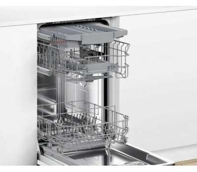 Встраиваемая посудомоечная машина BOSCH Встраиваемая посудомоечная машина SPV6EMX65Q, узкая, ширина 44.8см, полновстраиваемая, загрузка 10 комплектов