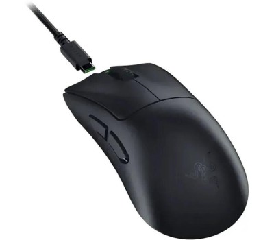 Мышь беспроводная RAZER Мышь беспроводная DeathAdder V3 HyperSpeed, игровая, радио, оптическая, USB, USB-C, 6400dpi, черный [rz01-05140100-r3g1]