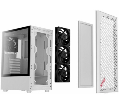 Корпус для ПК XPG Корпус VALOR AIR WHITE (VALORAIRMT-WHCWW) (Midi-Tower, белый, TG, 120mm fan*4)