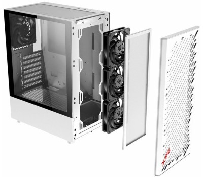 Корпус для ПК XPG Корпус VALOR AIR WHITE (VALORAIRMT-WHCWW) (Midi-Tower, белый, TG, 120mm fan*4)