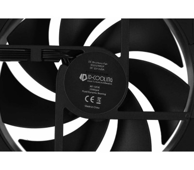ID-COOLING Вентилятор в корпус Fan AF-125-K FDB / Black / PWM