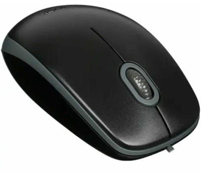 Мышь LOGITECH Мышь проводная M110 Silent (Бесшумная) черный (USB, 1000dpi, 3but) (910-005502)