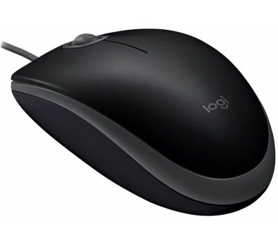 Мышь LOGITECH Мышь проводная M110 Silent (Бесшумная) черный (USB, 1000dpi, 3but) (910-005502)