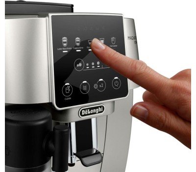 DELONGHI Кофемашина автоматическая Magnifica Start ECAM220.80.SB, 15Бар, с автоматическим капучинатором, нержавеющая сталь