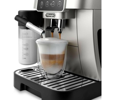 DELONGHI Кофемашина автоматическая Magnifica Start ECAM220.80.SB, 15Бар, с автоматическим капучинатором, нержавеющая сталь