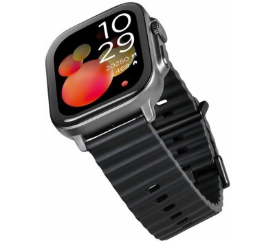 TTEC Умные часы с TFT-экраном Tempus 51mm TFT Screen Rectangular Metal Casing Smart Watch. Цвет: черный