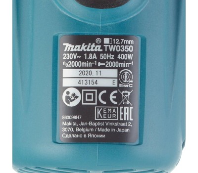 MAKITA Ударный гайковерт TW0350, сетевой