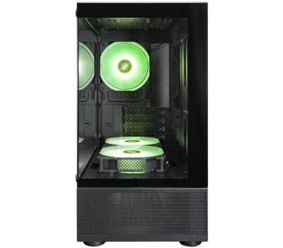Корпус для ПК 1STPLAYER MIKU Mi2-A ARGB Black / mATX / 3x120mm ARGB fans / Mi2-A-BK-2FC7R-1FC7