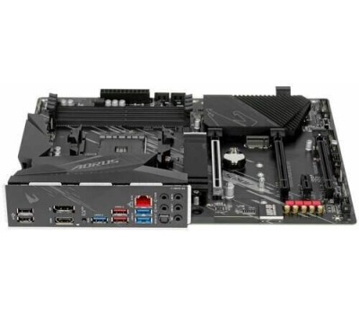 GIGABYTE Материнская плата B550 AORUS ELITE V2, Socket AM4, AMD B550, 4xDDR4-3200, HDMI+DP, 3xPCI-Ex16, 1xPCI-Ex1, 4xSATA3(RAID 0/1/10), 2xM.2, 8 Ch Audio, 2,5GLan, (2+4)xUSB2.0, (6+2)xUSB3.2, ATX, RTL {8} (809898)