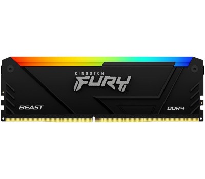 KINGSTON Модуль памяти 16GB DDR4 3200MHz DIMM FURY Beast Black RGB XMP CL16, 1.35V 288-pin Non-ECC