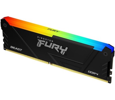 KINGSTON Модуль памяти 16GB DDR4 3200MHz DIMM FURY Beast Black RGB XMP CL16, 1.35V 288-pin Non-ECC