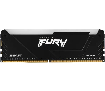 KINGSTON Модуль памяти 16GB DDR4 3200MHz DIMM FURY Beast Black RGB XMP CL16, 1.35V 288-pin Non-ECC