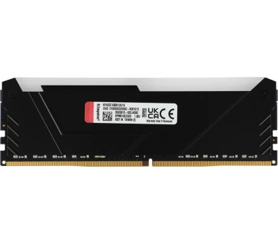 KINGSTON Модуль памяти 16GB DDR4 3200MHz DIMM FURY Beast Black RGB XMP CL16, 1.35V 288-pin Non-ECC