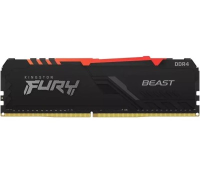 KINGSTON Модуль памяти 16GB DDR4 3200MHz DIMM FURY Beast Black RGB XMP CL16, 1.35V 288-pin Non-ECC