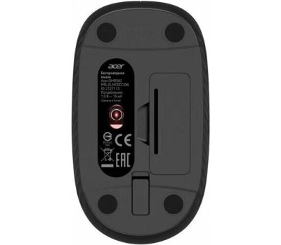 ACER Мышь OMR502 черный оптич. 1600dpi беспров. USB 4but (ZL.MCE11.01A)