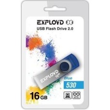 USB флэш-накопитель EXPLOYD 16GB 530 синий [EX016GB530-Bl]