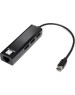 переходник-адаптер 5BITES UA3C-45-09BK USB3.1 / 3*USB2.0 / RJ45 100MB / BLACK