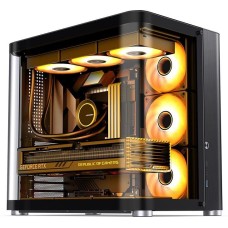 JONSBO Корпус TK-2 2.0 Black без БП, mini-ITX, micro-ATX, ATX, черный